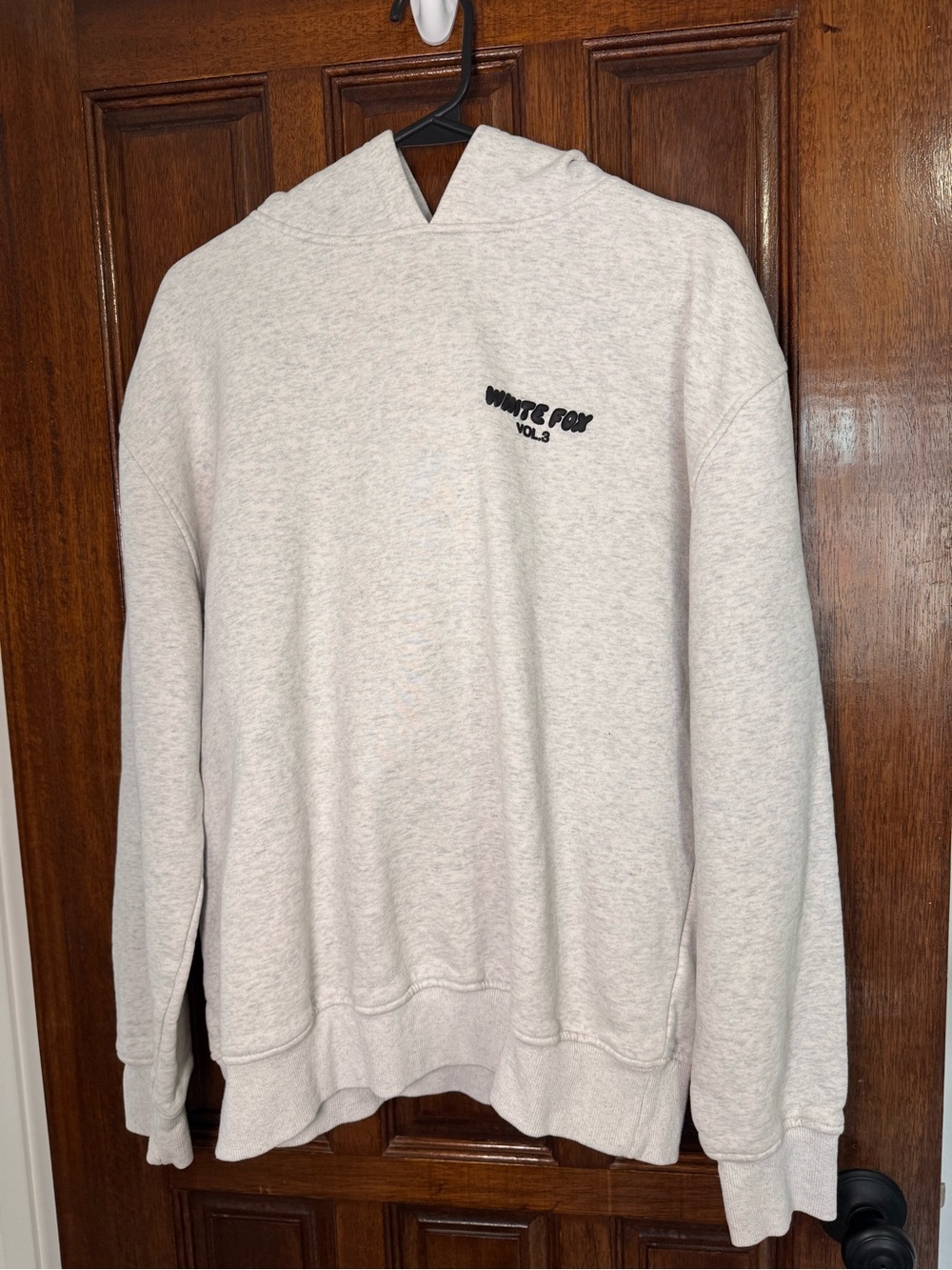 White Fox Light Gray Crewneck Sweatshirt